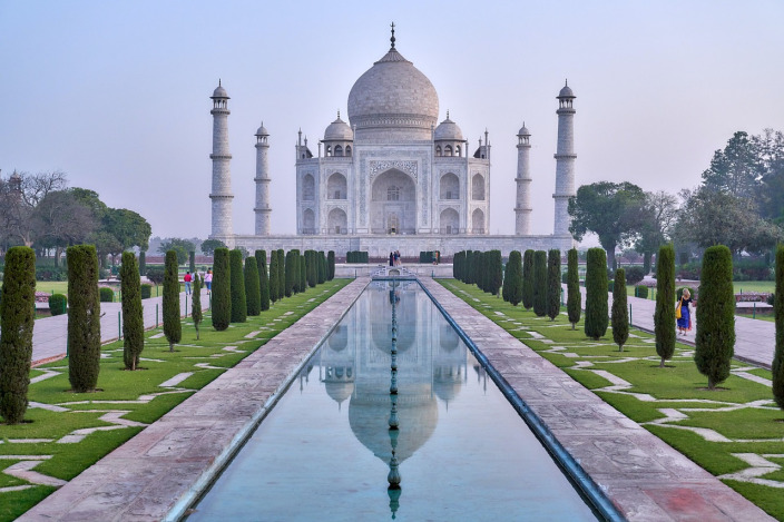 Taj Mahal gardens